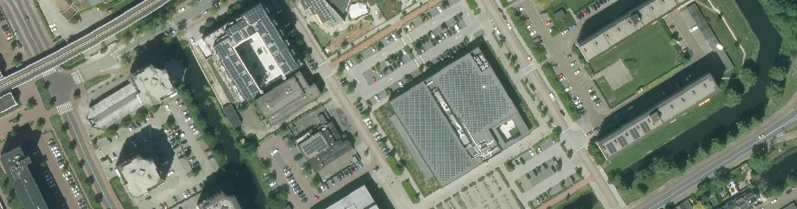 Luchtfoto van Alkenoord