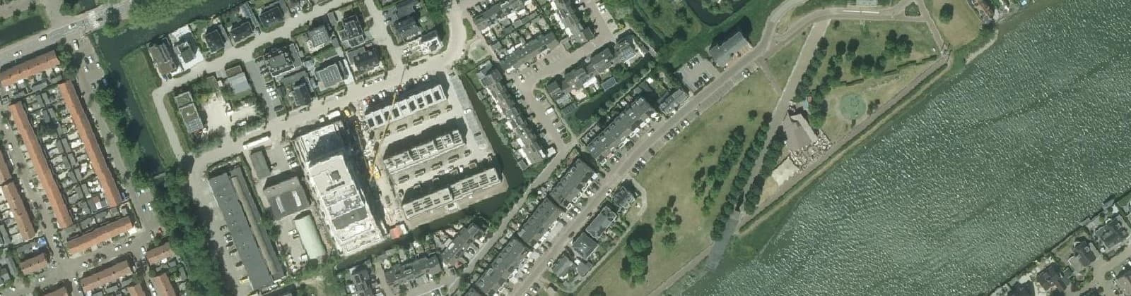 Luchtfoto van Vuykterrein