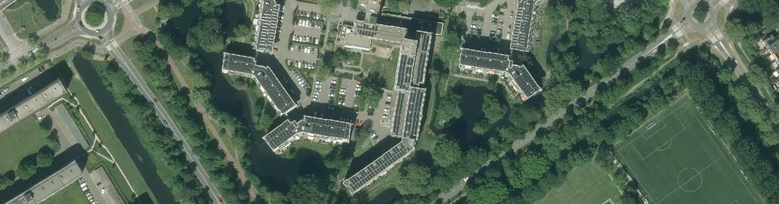 Luchtfoto van De Baronie