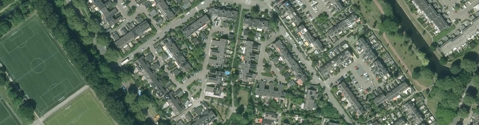Luchtfoto van Eilandenbuurt