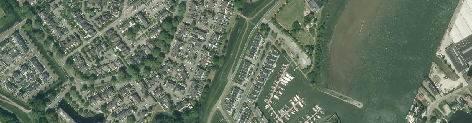 Luchtfoto van Baaienbuurt