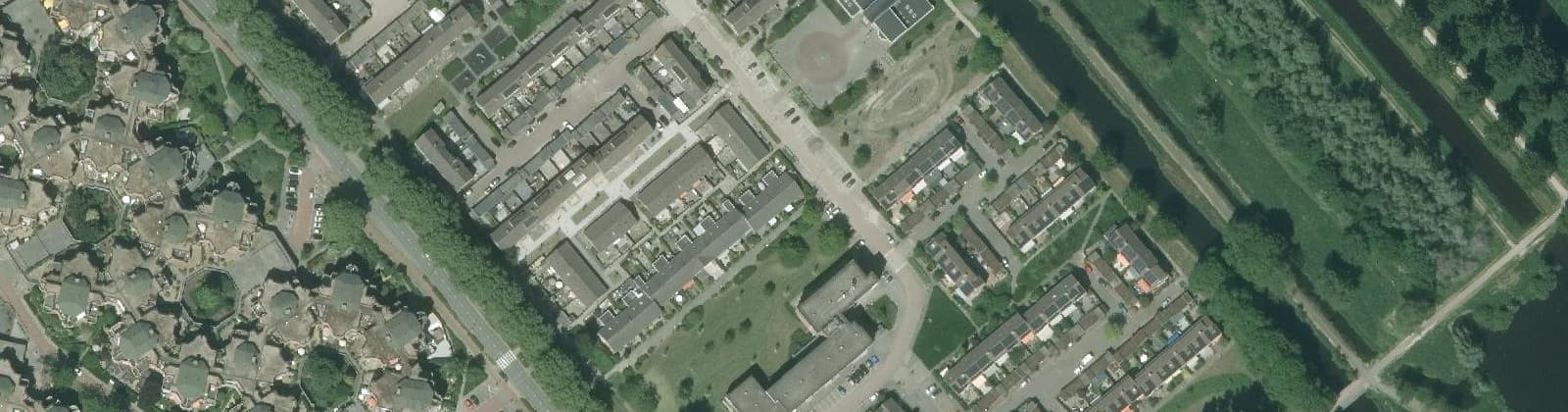 Luchtfoto van Molukkenbuurt