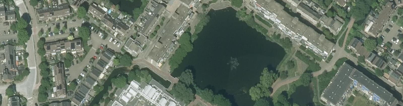 Luchtfoto van Kunstenaarsbuurt