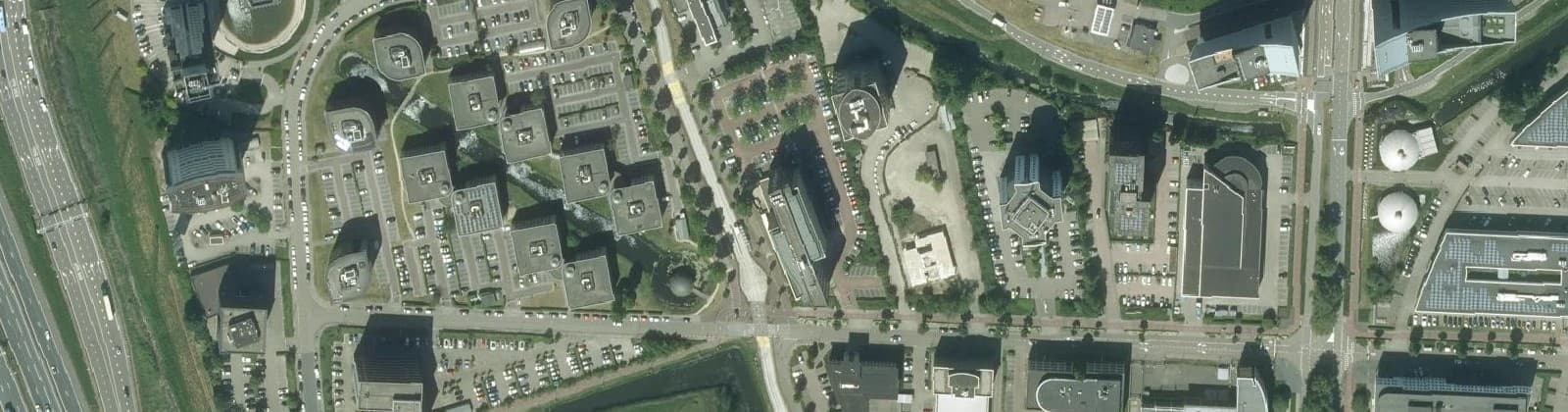 Luchtfoto van Rivium 1e straat