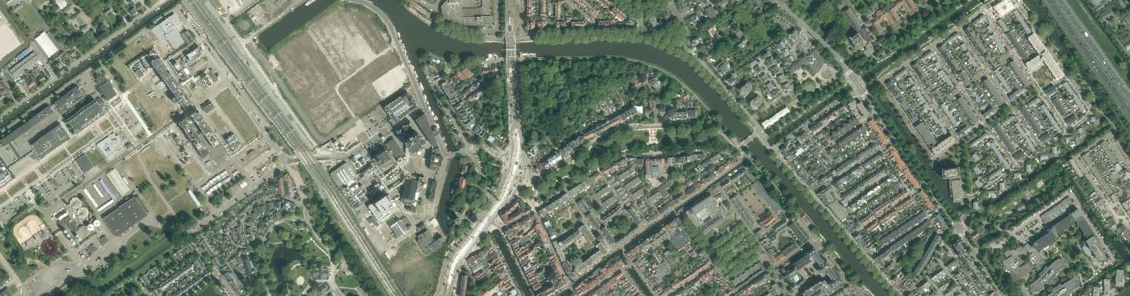 Luchtfoto van Centrum-Noord