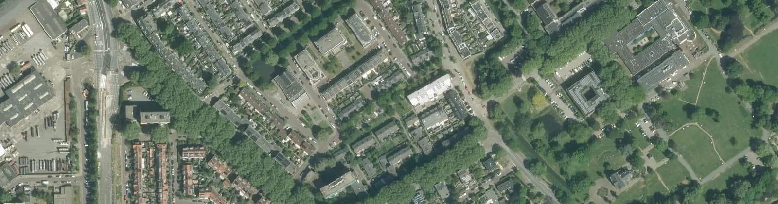 Luchtfoto van Indische Buurt-Zuid