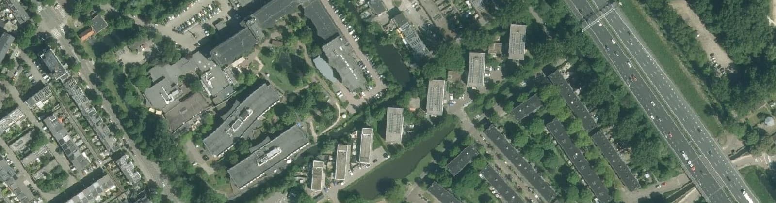 Luchtfoto van Biesland