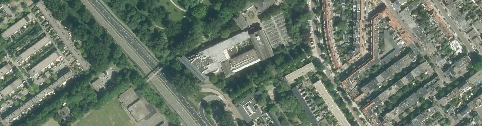 Luchtfoto van Westeindebuurt