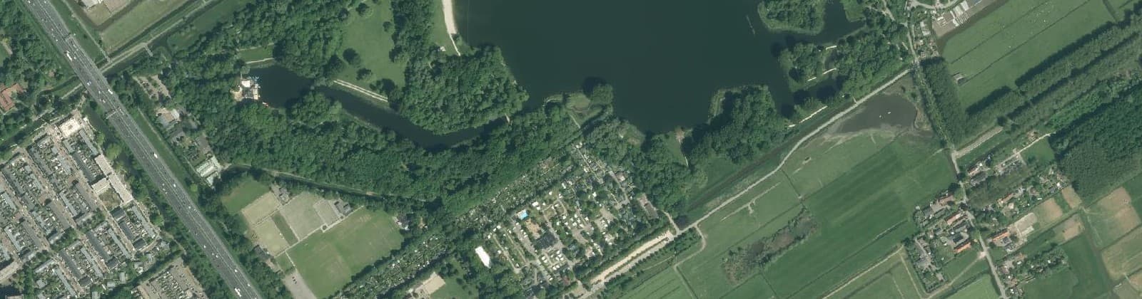 Luchtfoto van De Grote Plas