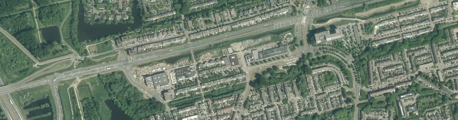 Luchtfoto van Bedrijventerrein Tanthof-West