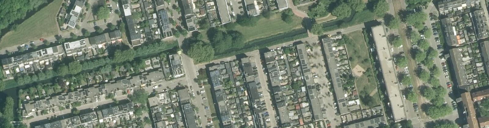 Luchtfoto van Afrikabuurt-West