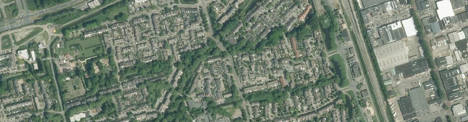 Luchtfoto van Bedrijventerrein Tanthof-Oost