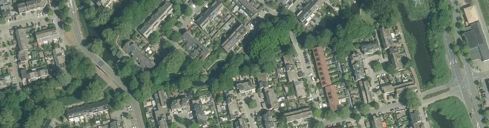 Luchtfoto van Dierenbuurt