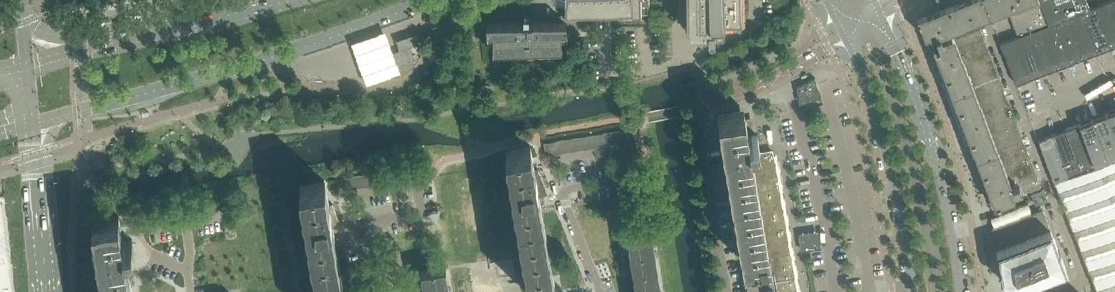 Luchtfoto van Poptahof-Noord
