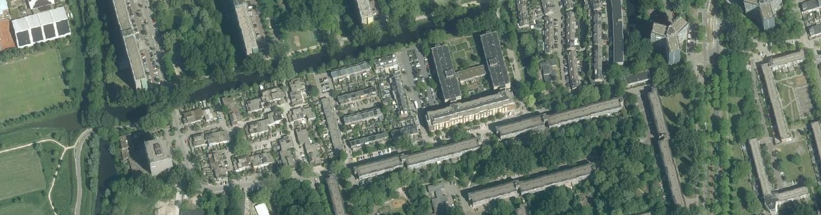 Luchtfoto van Buitenhof-Noord