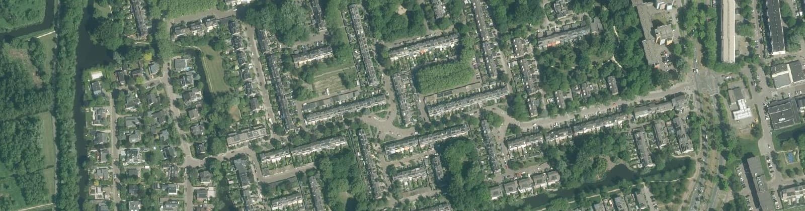 Luchtfoto van Verzetstrijdersbuurt