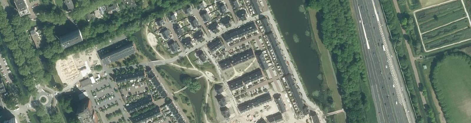 Luchtfoto van Schoemakerplantage
