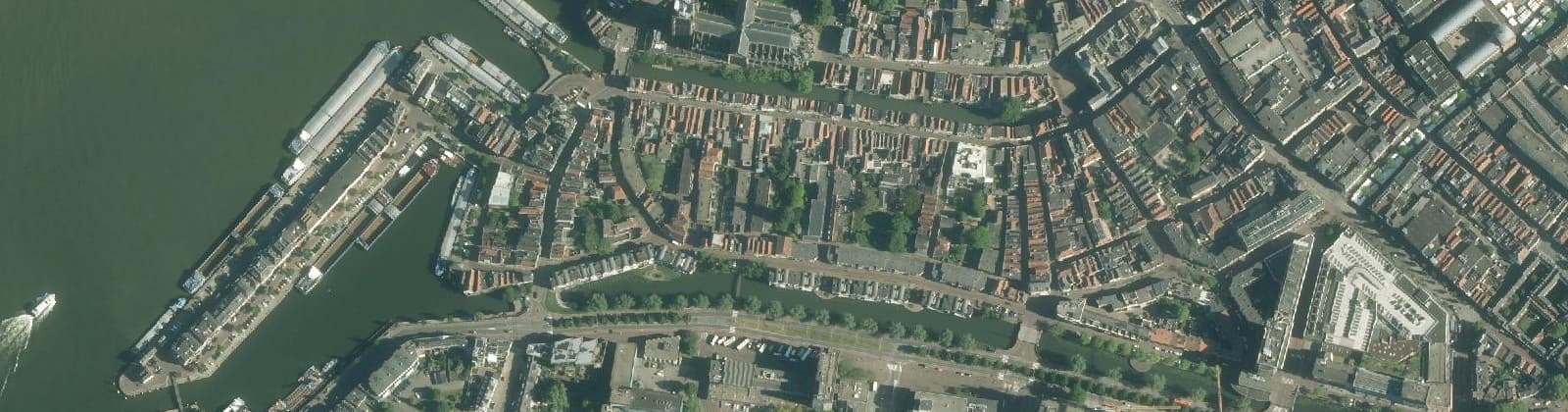 Luchtfoto van Boogjes en omgeving