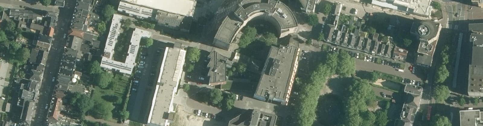 Luchtfoto van Beverwijcksplein en omgeving