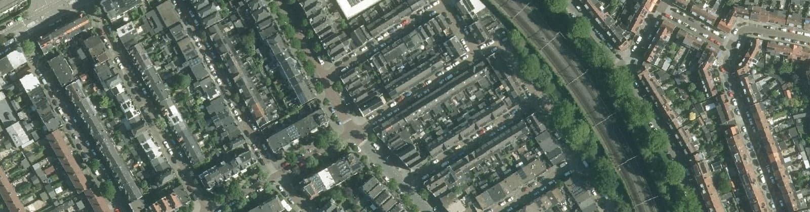 Luchtfoto van Bloemenbuurt