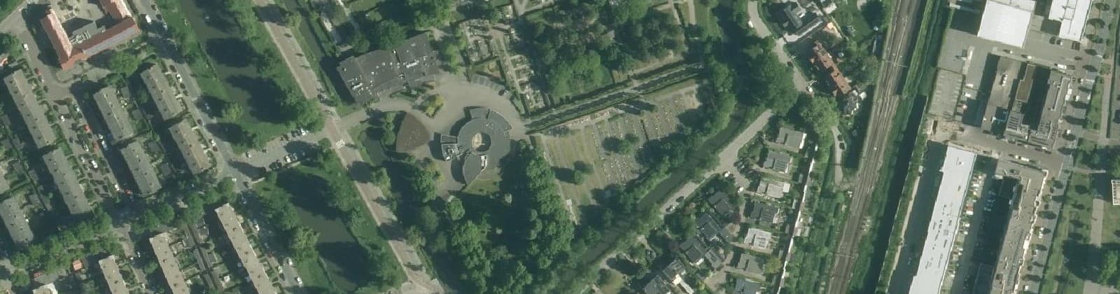 Luchtfoto van Nieuweweg en omgeving