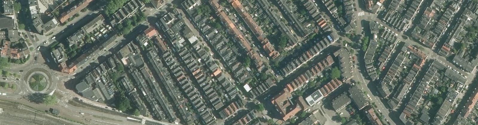 Luchtfoto van Transvaalstraat en omgeving