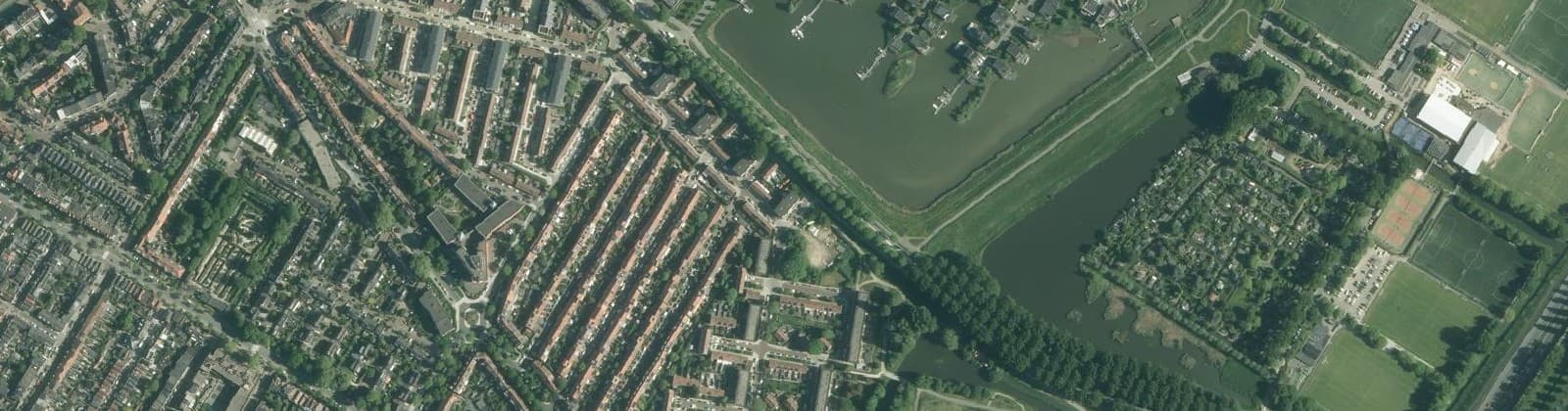 Luchtfoto van Vogelplein-Aalscholverstraat en omgeving