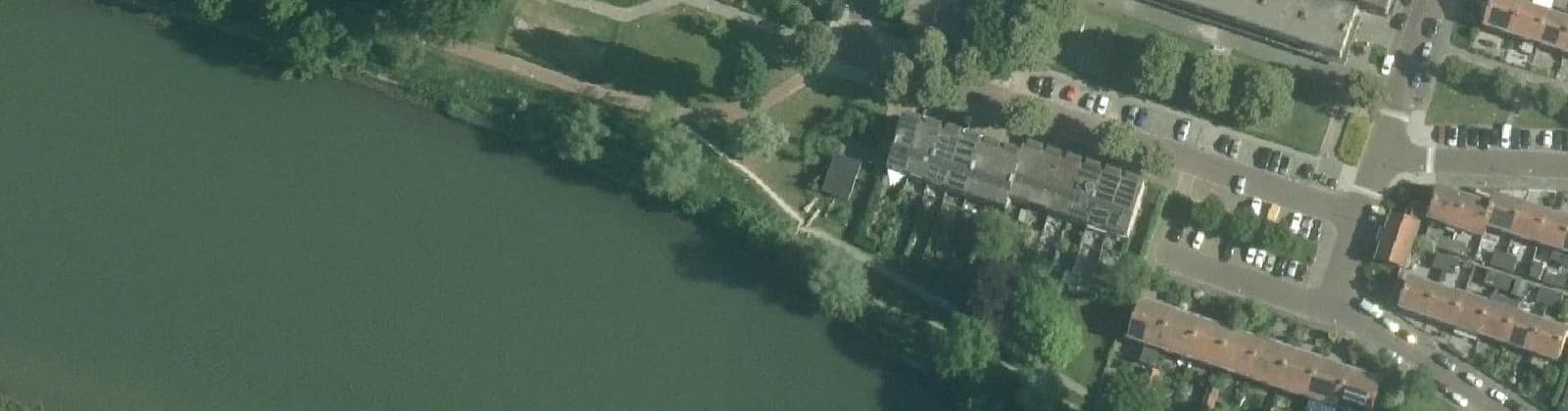 Luchtfoto van Plein 1940-1945 en omgeving