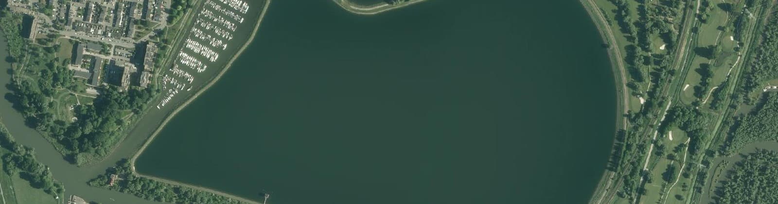 Luchtfoto van Spaarbekken