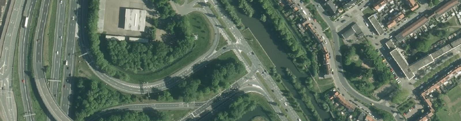Luchtfoto van Laan der Verenigde Naties Noord