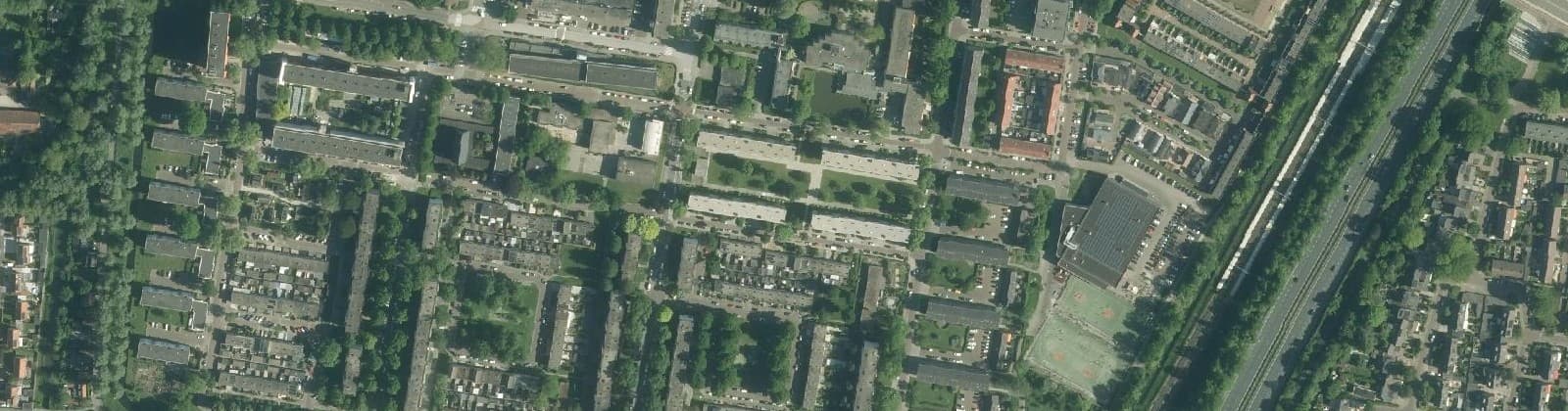 Luchtfoto van Crabbehof-Zuid