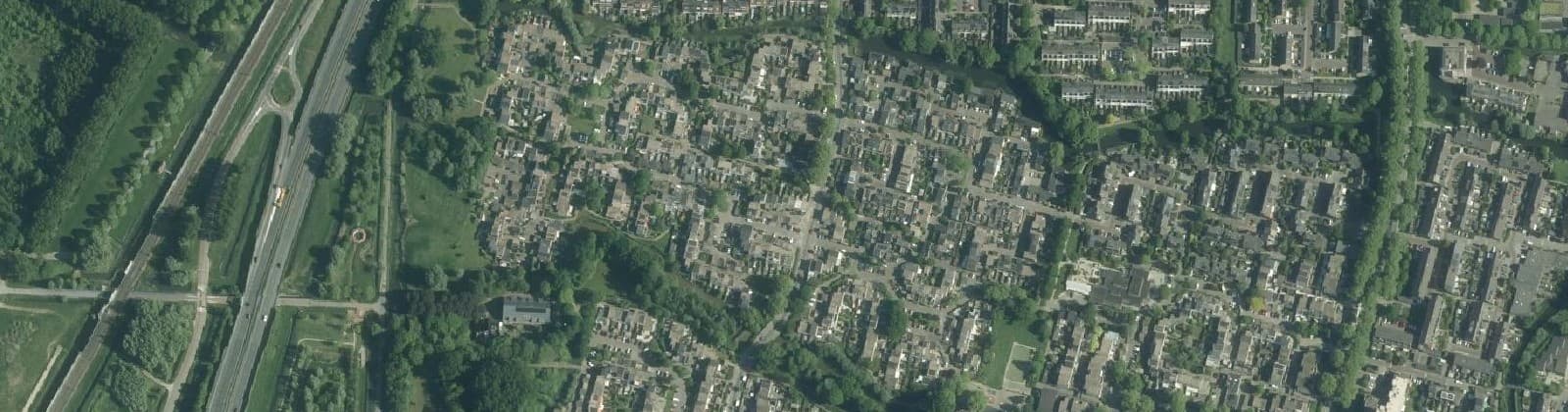 Luchtfoto van Mildenburg en omgeving