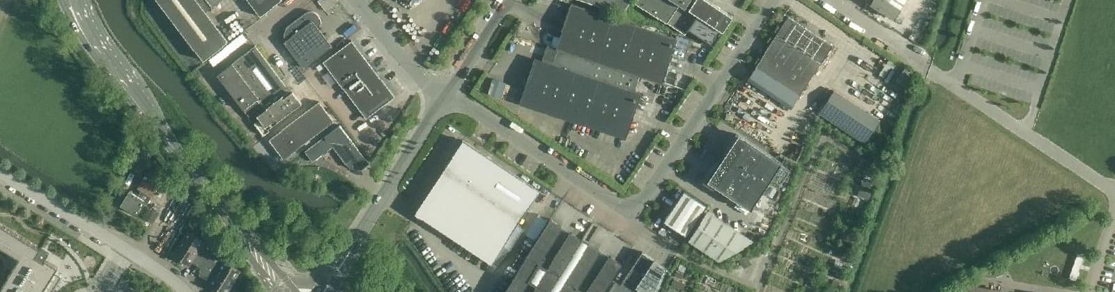 Luchtfoto van Egstraat en omgeving