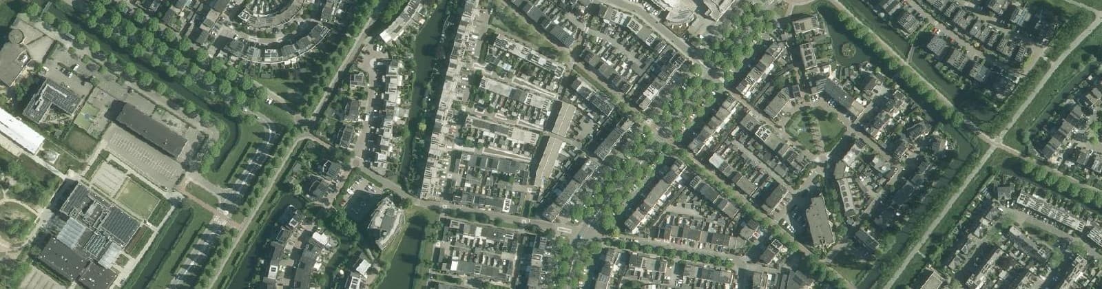 Luchtfoto van Palissander en omgeving