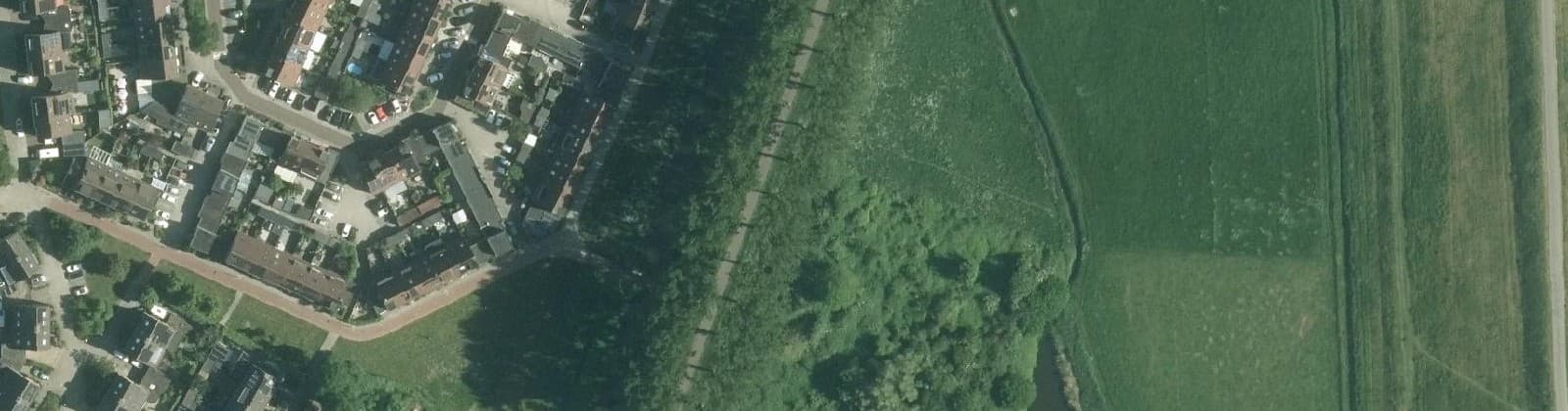 Luchtfoto van Bildersteeg en omgeving