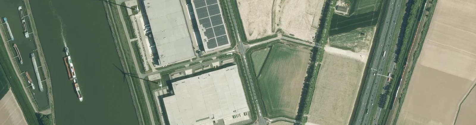Luchtfoto van Dordtse Kil IV