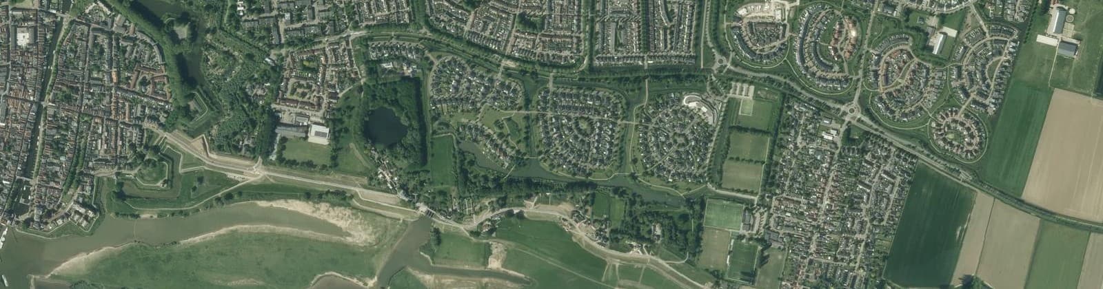 Luchtfoto van Laag Dalem Zuid