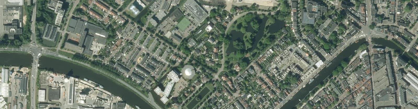 Luchtfoto van Nieuwe Park Oost