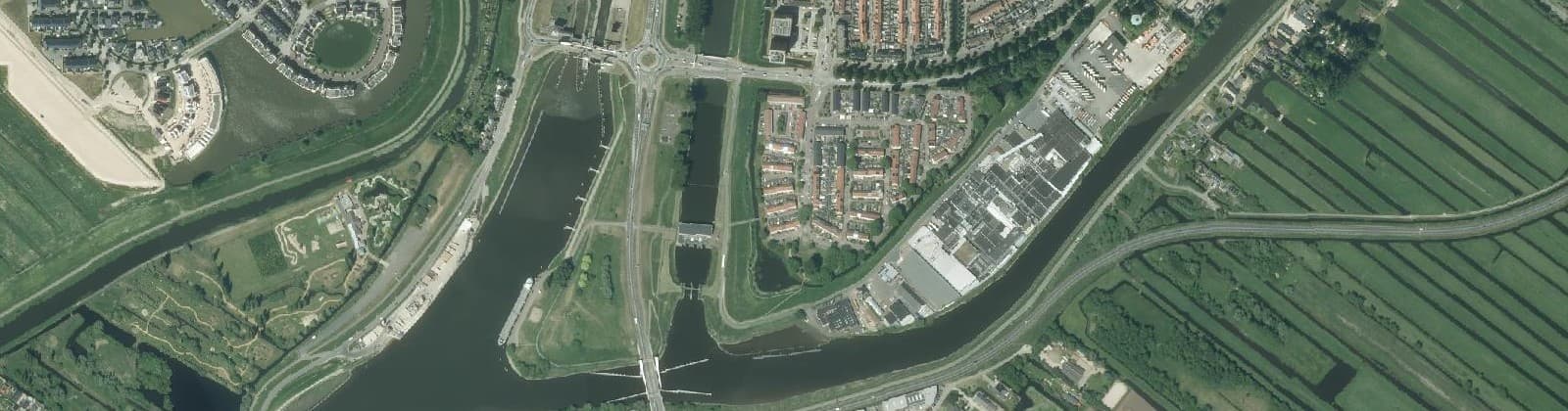 Luchtfoto van Weidebloemkwartier
