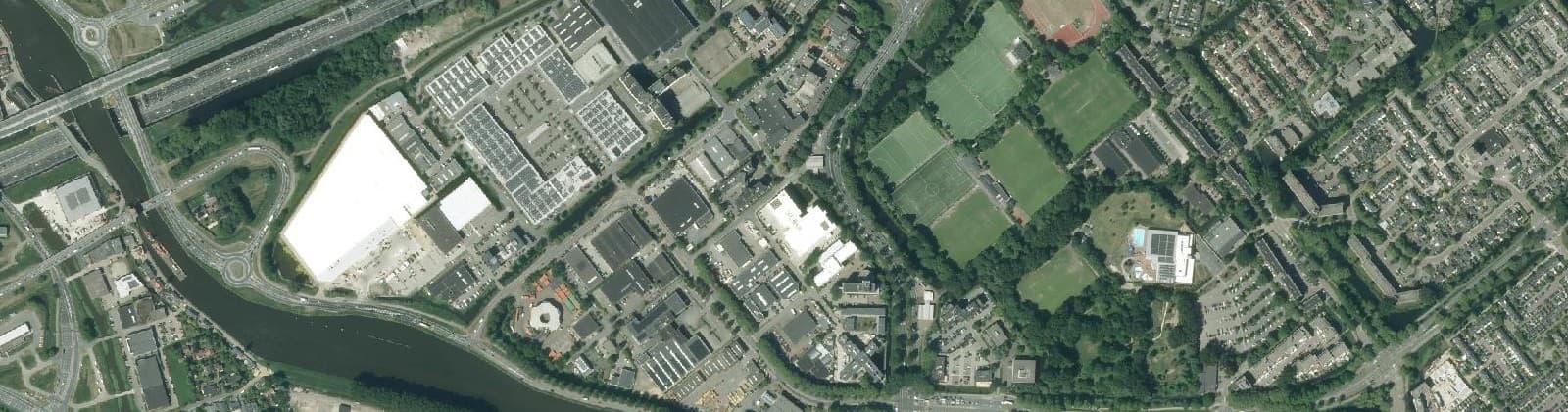 Luchtfoto van De Goudse Poort