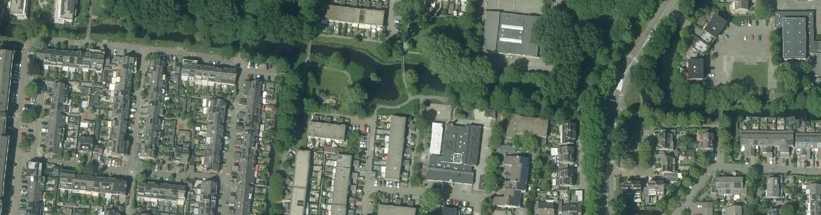 Luchtfoto van Lusten-, Burgen- en Steinenbuurt