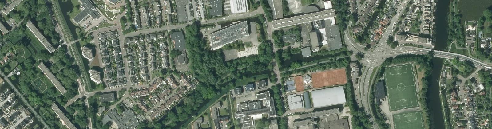 Luchtfoto van De Mammoet