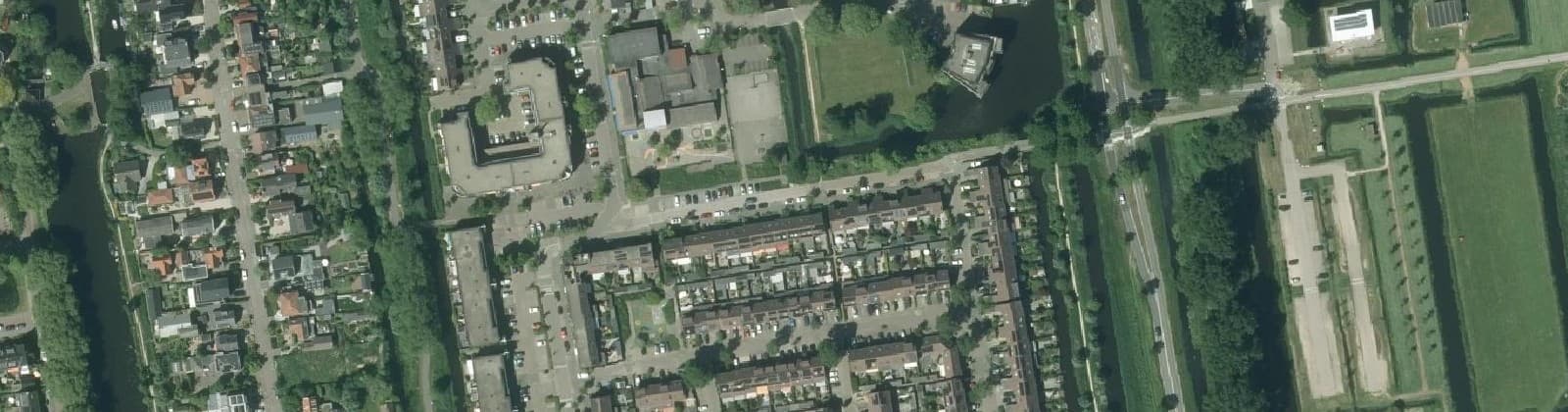 Luchtfoto van Slagenbuurt