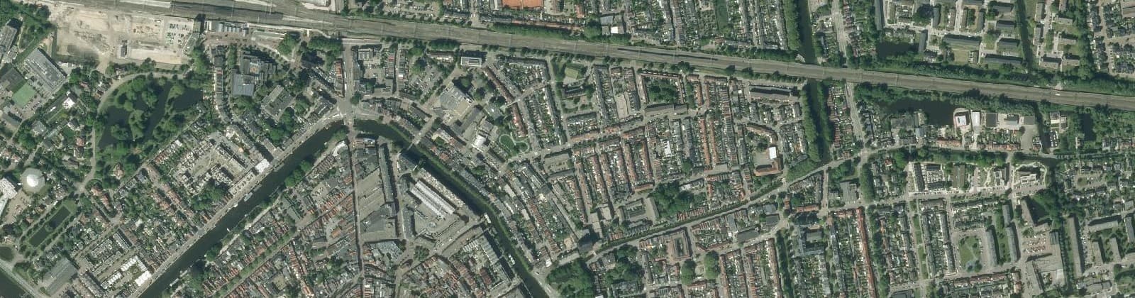 Luchtfoto van Kadenbuurt
