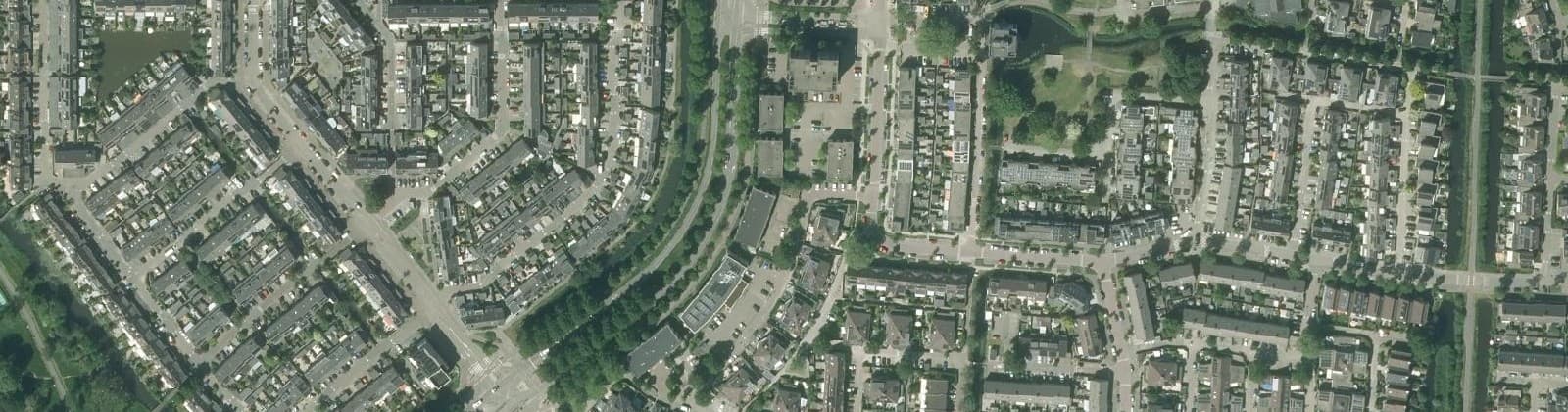 Luchtfoto van Polderbuurt