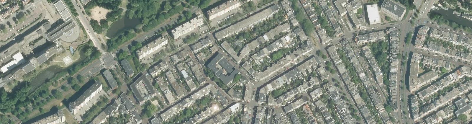 Luchtfoto van Bomenbuurt