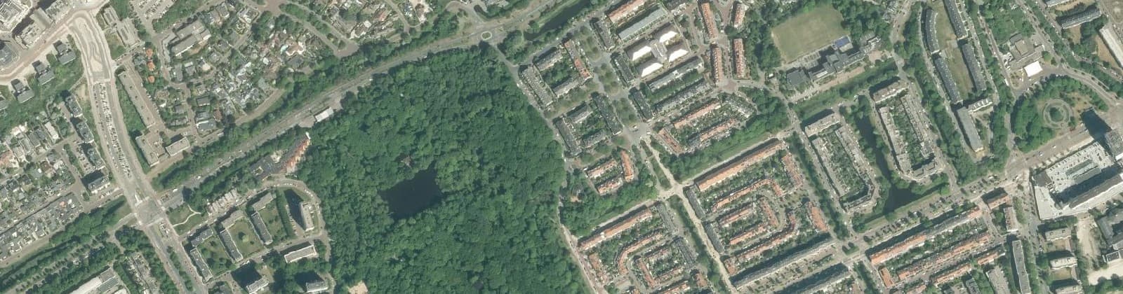 Luchtfoto van Bohemen en Meer en Bos