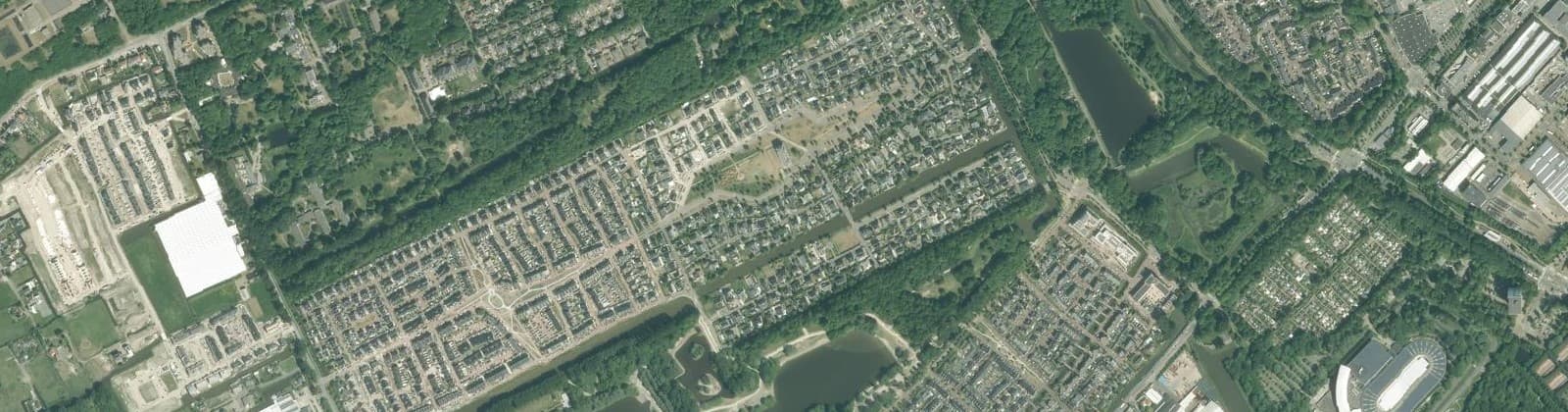 Luchtfoto van Kraayenstein en Vroondaal