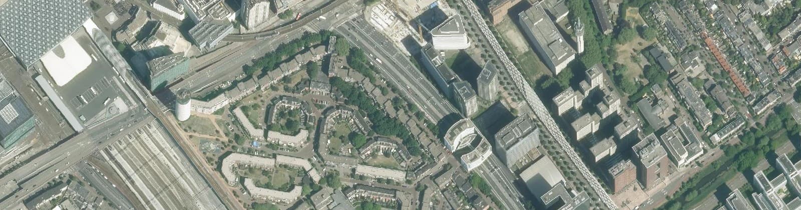 Luchtfoto van Bezuidenhout-West
