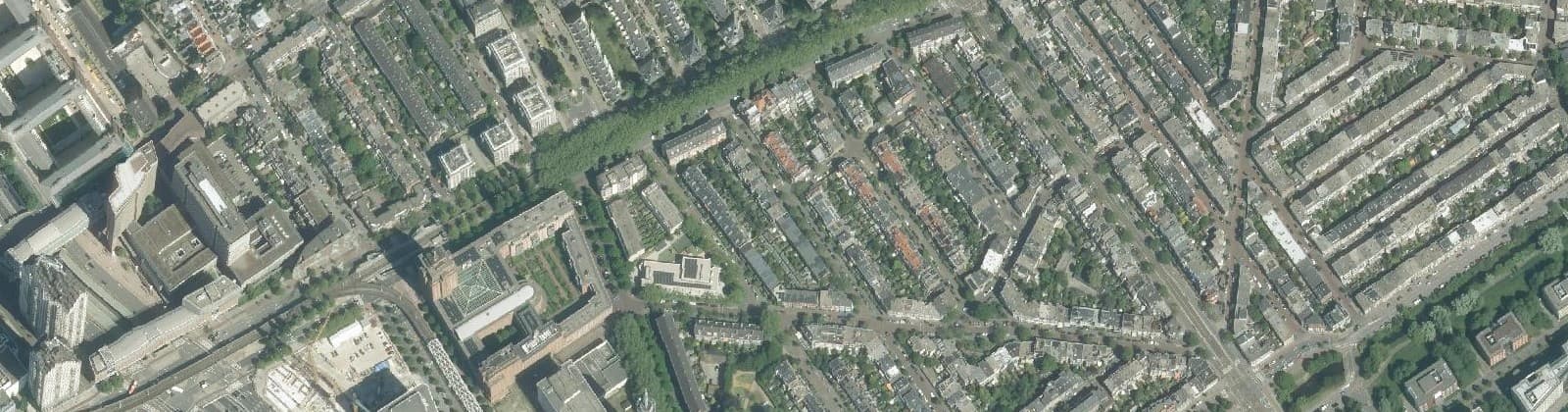 Luchtfoto van Bezuidenhout-Midden
